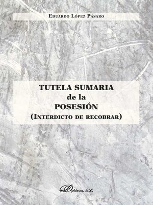 cover image of Tutela sumaria de la posesión